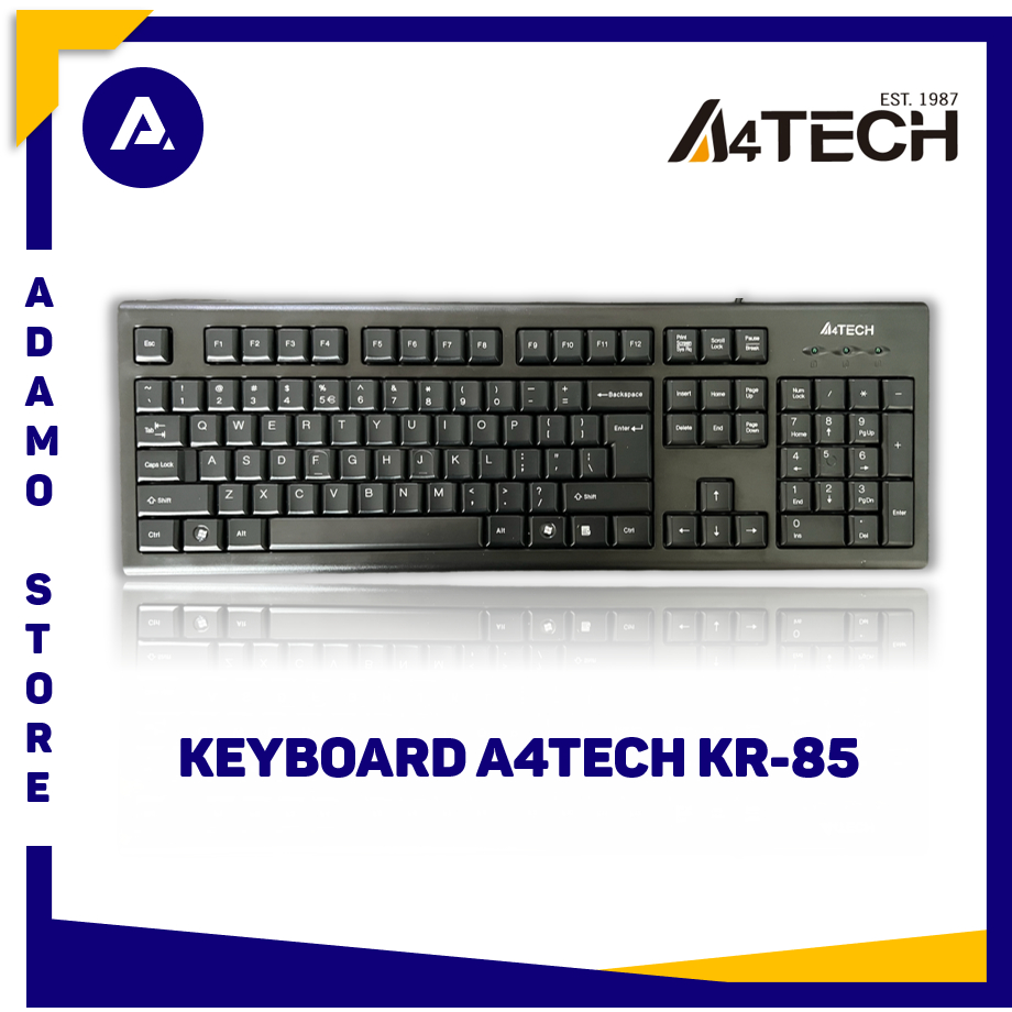 Keyboard A4TECH KR-85 COMFORT USB BLACK