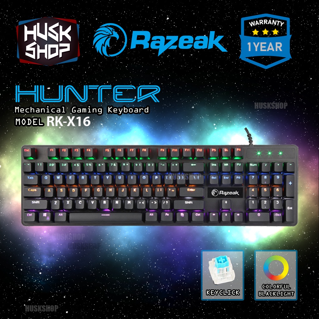 Keyboard Winstar Razeak RK-8778 GAMING COLOR LED RUS USB