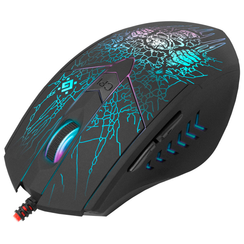 Mouse Defender Doom Fighter GM-260L 800-3200dpi игровая+ коврик