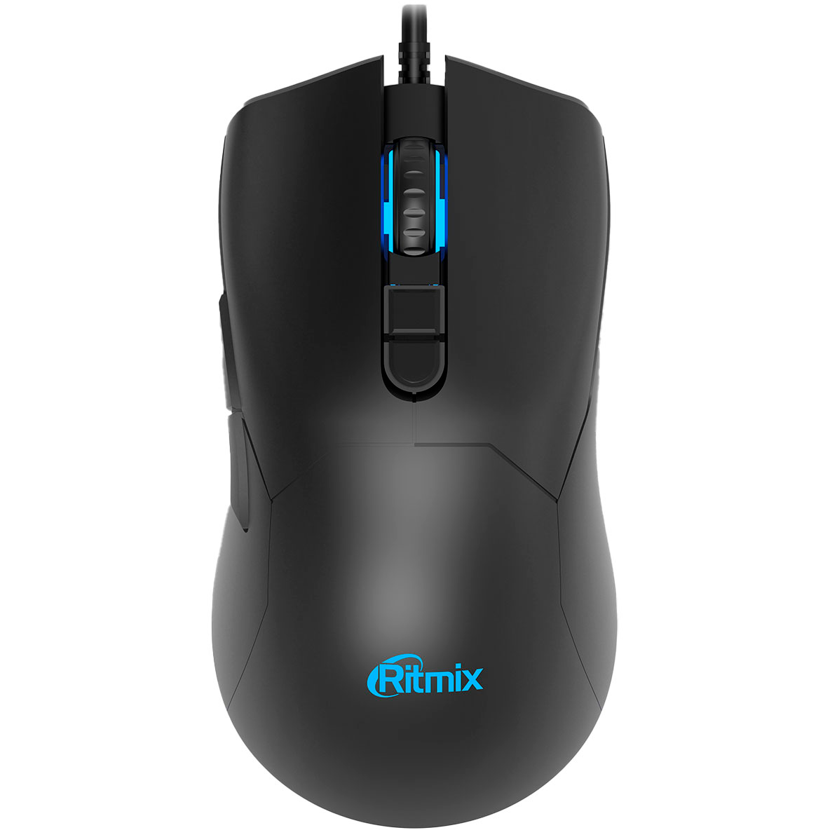 Мышь RITMIX ROM-306 Black 1000 dpi; подсветка 7 цветов