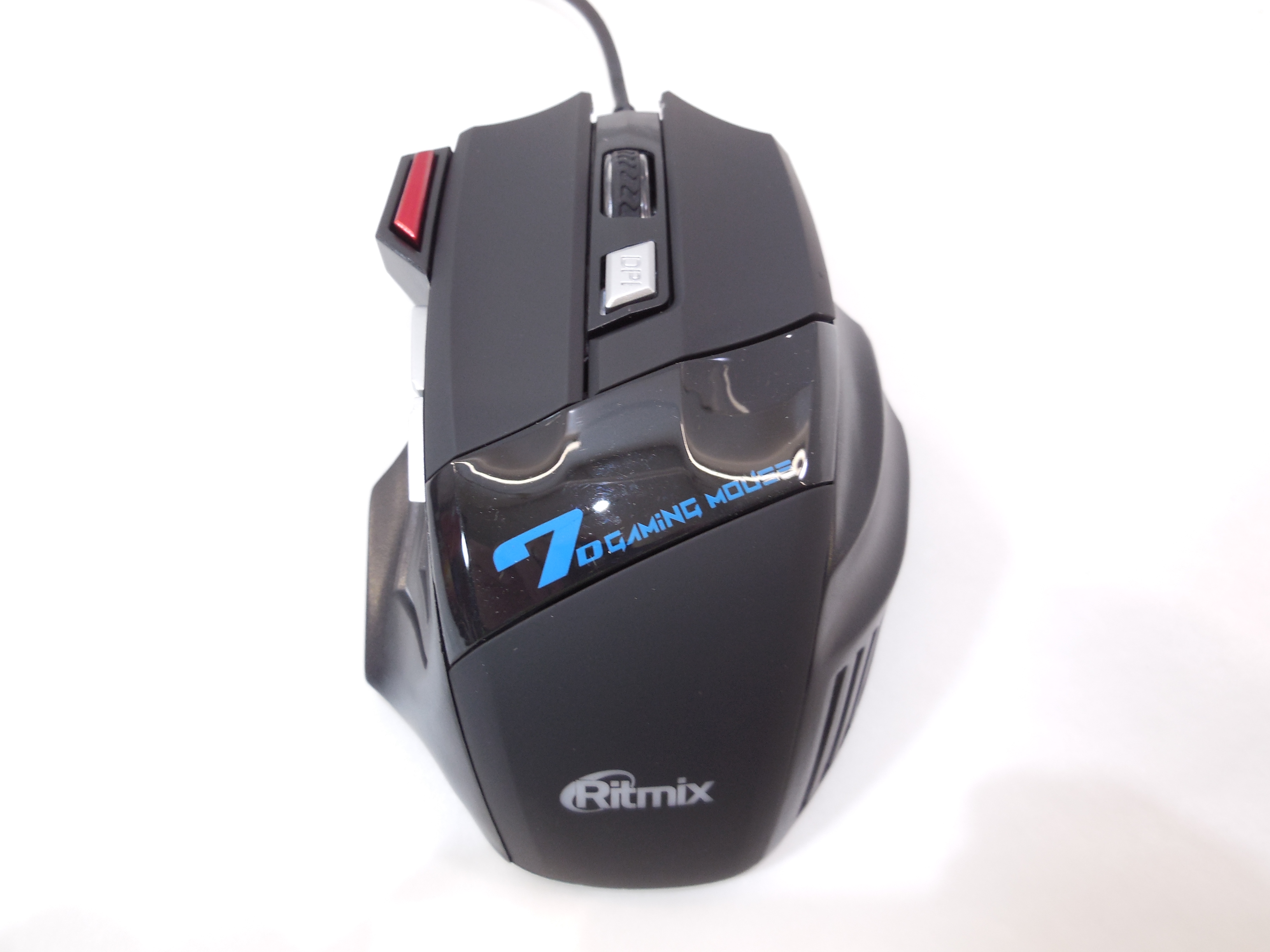 Мышь RITMIX ROM-311 Black 800-2400 dpi; подсветка 7 цветов миниатюра 3