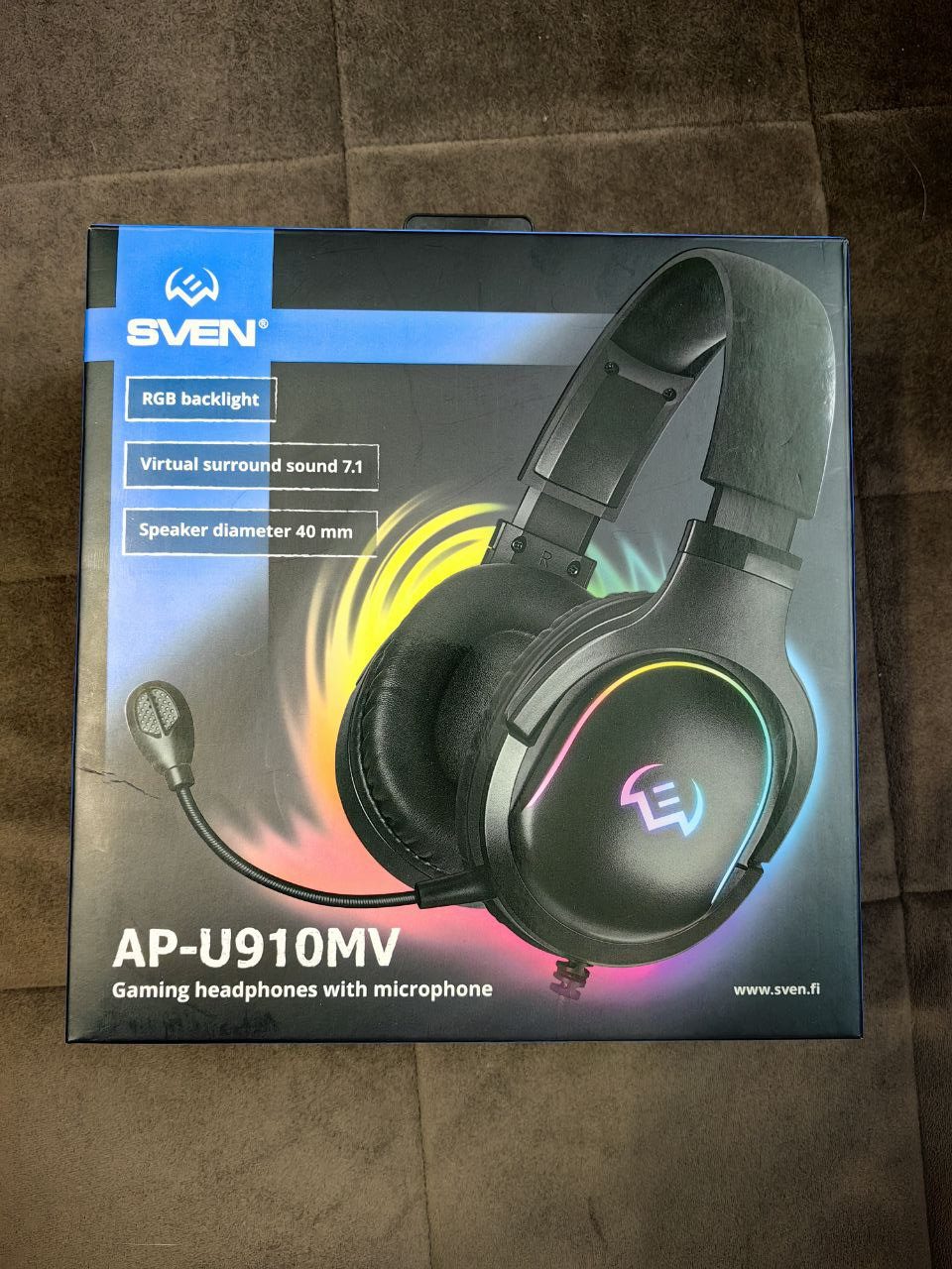 Наушники SVEN AP-U910MV с микрофоном USB stereo