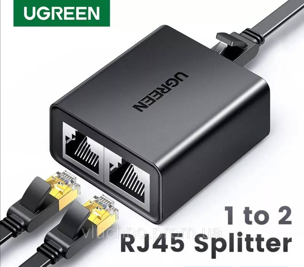 Сплиттер сетевой RJ45 UGREEN CM 210 миниатюра 3