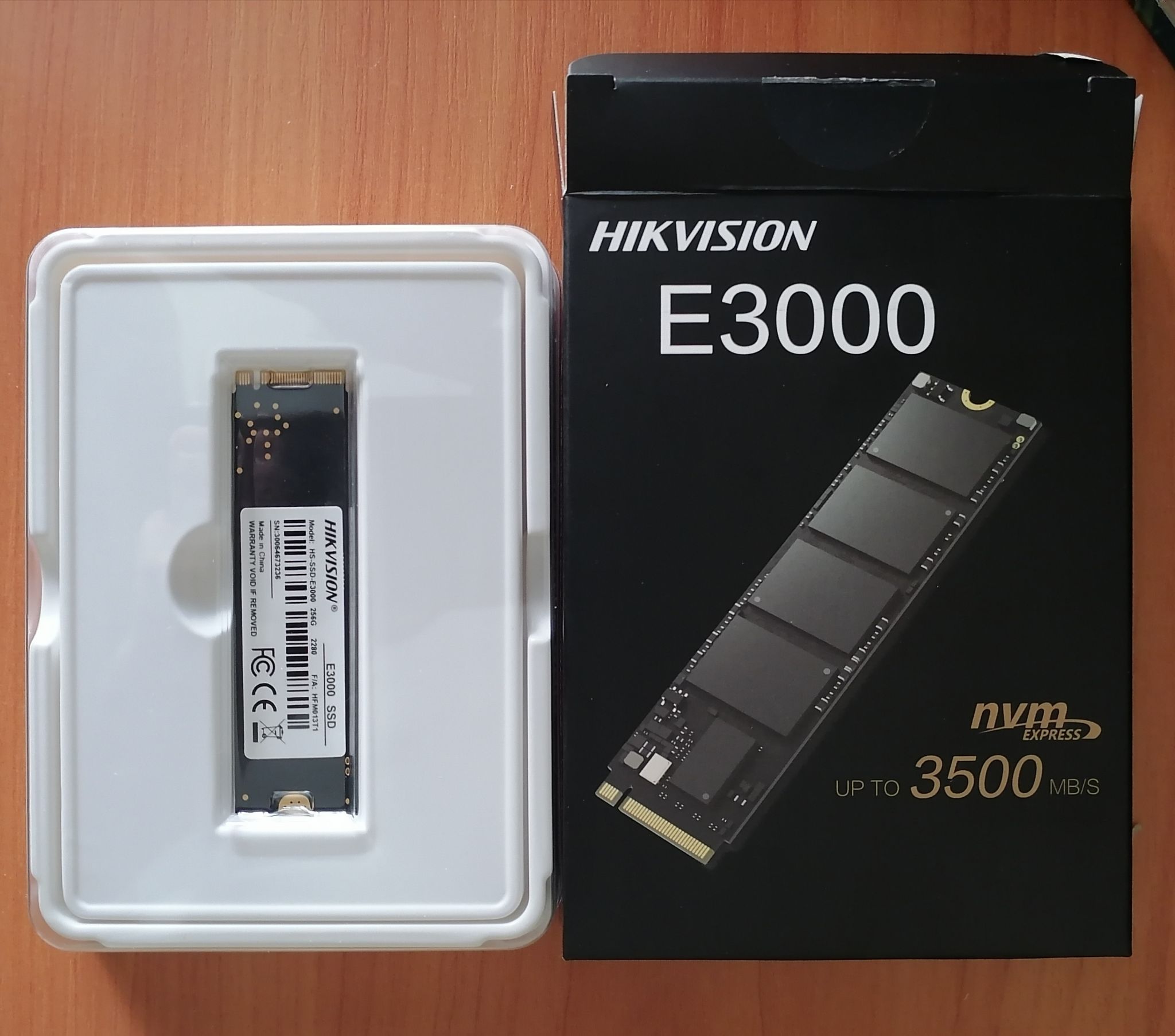 SSD HIKVISION E3000(STD) 256GB 3D NAND M.2 миниатюра 3