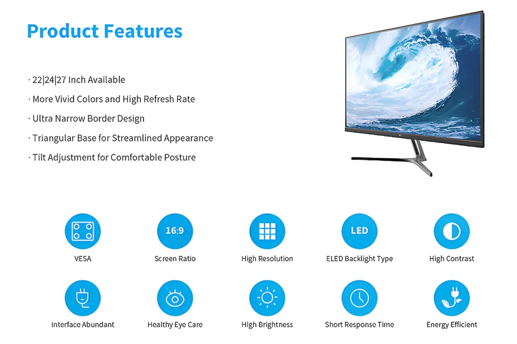 UNIVIEW 27" MW-LC27S IPS LED FHD 1920,1080 VGA HDMI